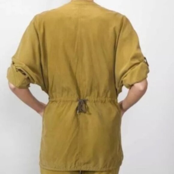 HYDEN YOO silk lightweight zip green jacket  in Size 4 - Picture 2 of 14